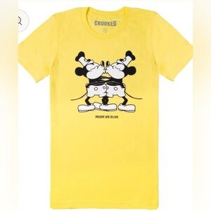 Crooked Media Steam-Dreamboat Willie Pride T-Shirt